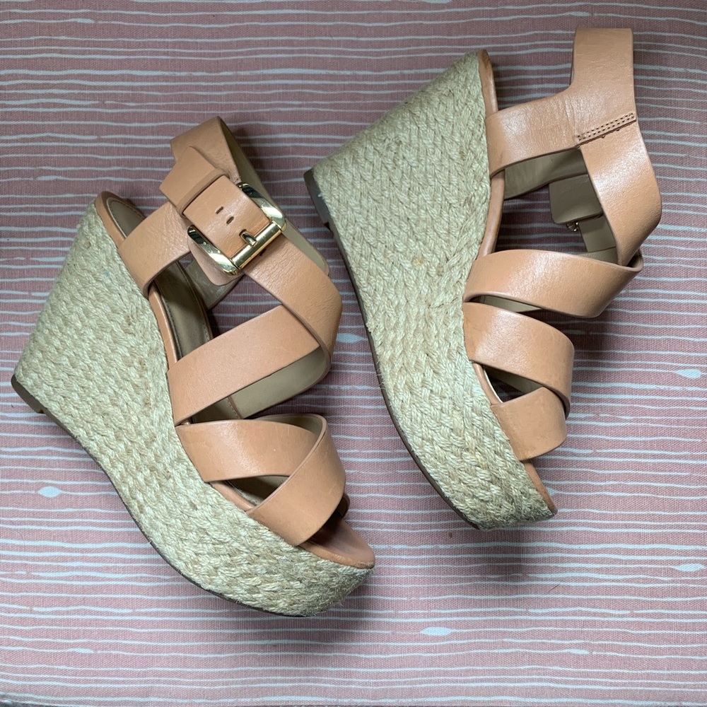 Michael Kors nude wedges